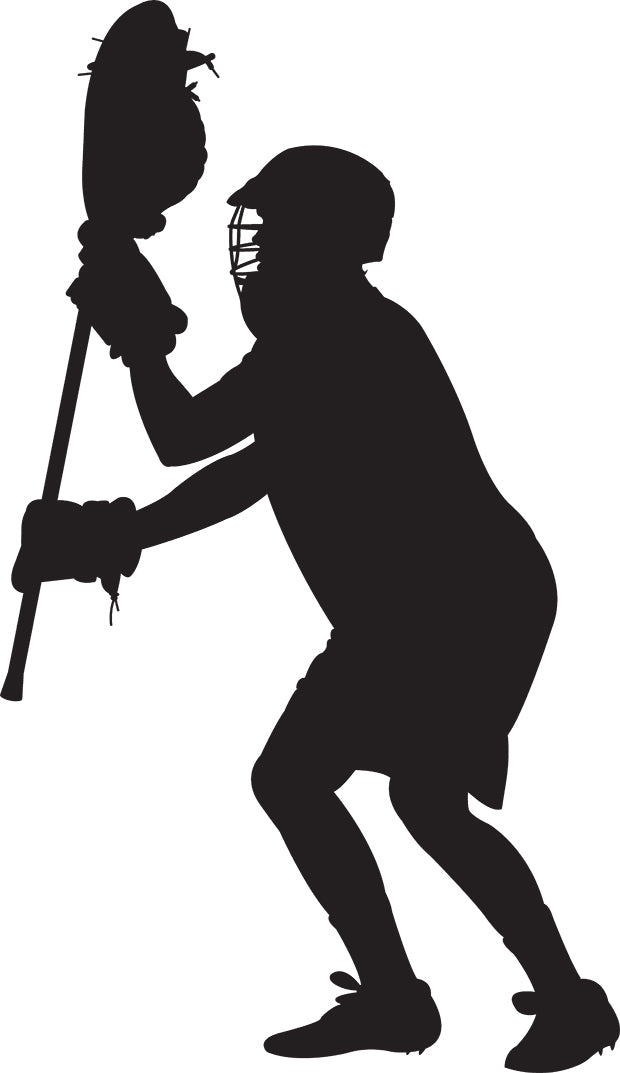 Lacrosse Goalie Wall Decal