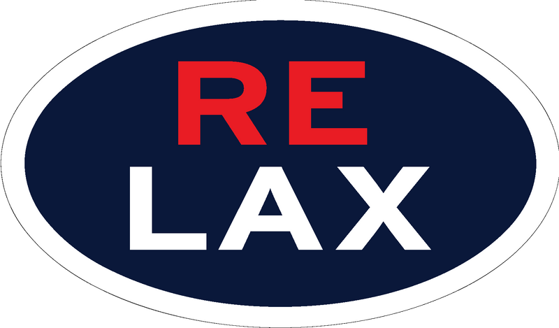 RE LAX Oval Magnet