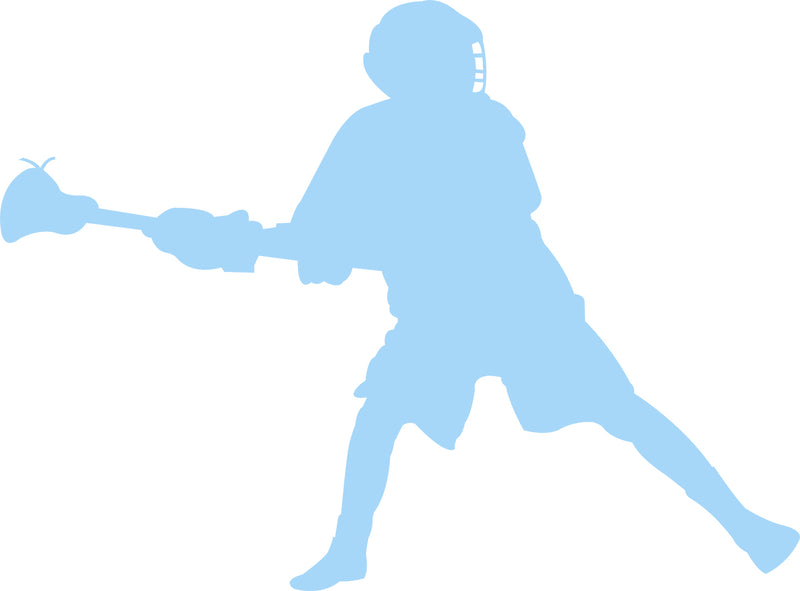 Lacrosse Shooter Wall Decal